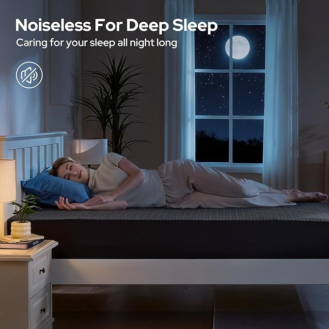 BEDLORE King Mattress Protector, Waterproof Noiseless Mattress Cover with Deep Pocket for 6-18 inches Mattress, Soft Breathable Mattress Pad Machine Washable (Dark Gray)