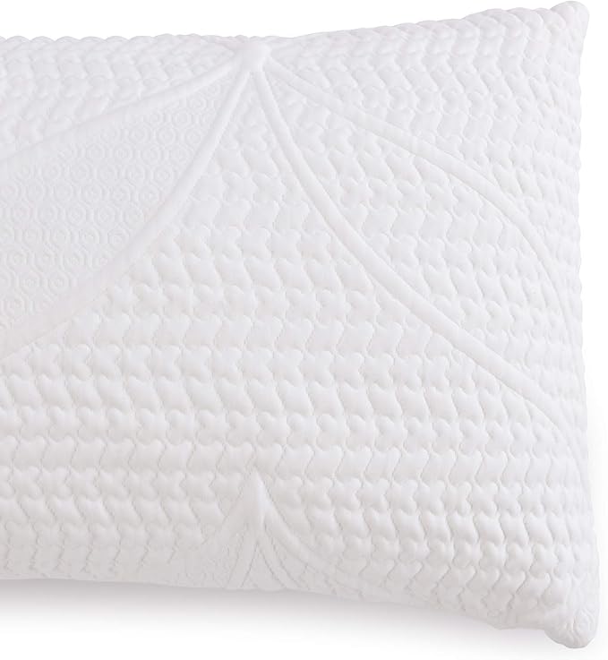 COOL GEL Chill Memory Foam 14-Inch Mattress with Pillow, CertiPUR-US Certified, Mattress in a Box, Twin, White