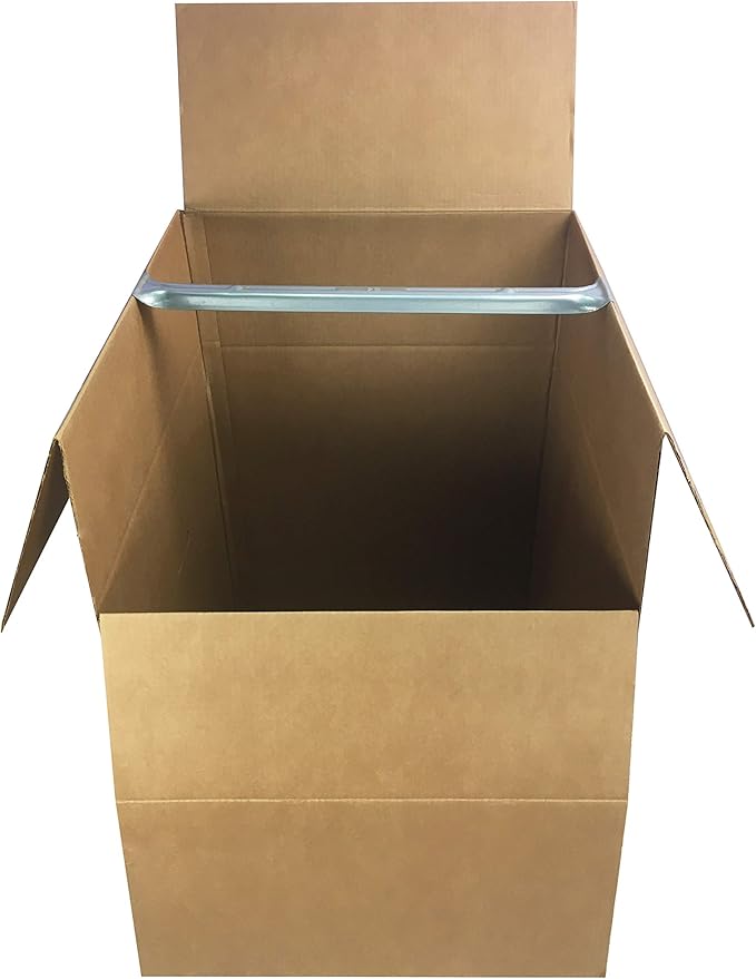UBOXES Space Saving Wardrobe Moving Boxes 20 x 20 x 34 Inches Moving Boxes, 1-Pack, Kraft/Corrugated (BOXMINIWAR01)