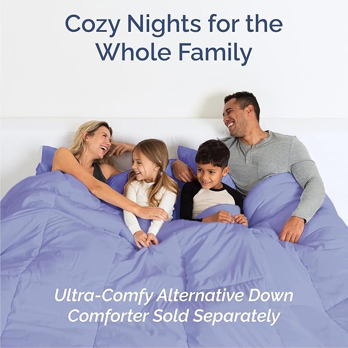 King 6 Piece Sheet Set - Comfy, Breathable & Cooling - Hotel Luxury Bedding for Women, Men, Kids, Teens and Children - 1 Flat & 1 Fitted Sheet & 4 Pillowcases w/ Deep Pockets - Wrinkle Free - Lavender