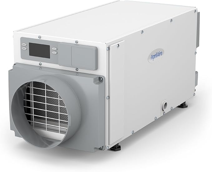 AprilAire E070 Pro 70-Pint Crawl Space Dehumidifier + Model 76 Wall Mount Control, Whole-House Dehumidifier for Basement, Crawlspace, or Whole Home up to 2,200 sq. ft.