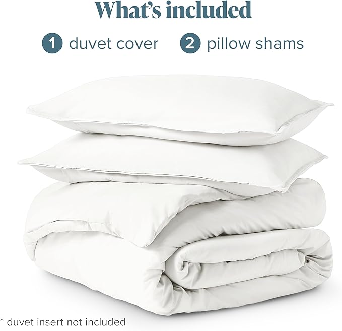Bare Home Bedding Duvet Cover King Size - Premium 1800 Super Soft Collection - Lightweight, Cooling - Soft Breathable Bedding Duvet Cover (King, Cream)