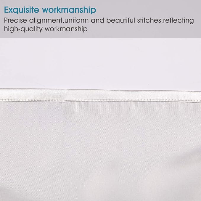 STONECREST Gusseted Pillow Protector - 1 PC, Zipper Premium Gusset Pillow Encasement Covers(400tc Sateen-Gusset, King)