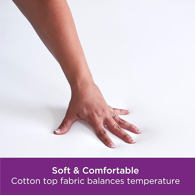 AllerEase Ultimate Allergy Protection and Comfort Zippered Mattress Protector King, White