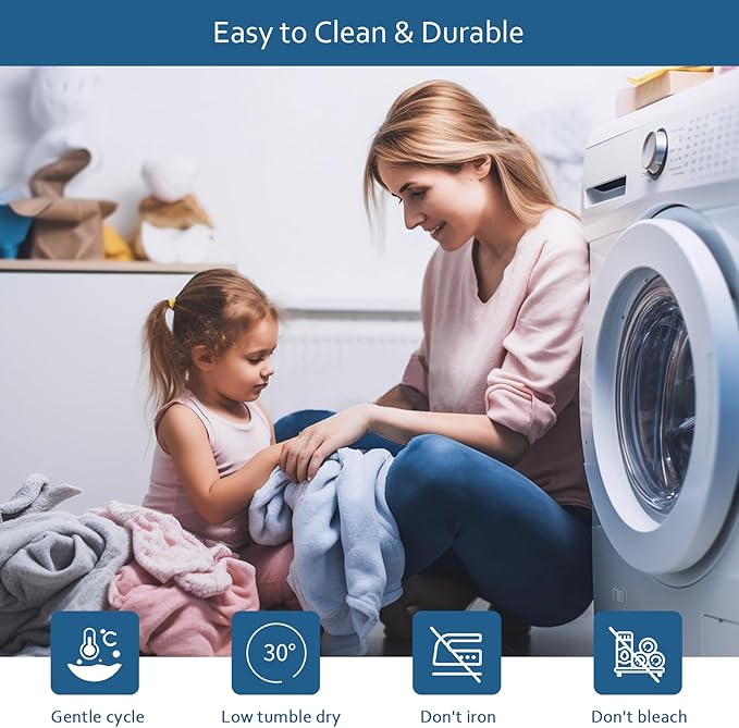Waterproof Mattress Protector King Size,Mattress Cover Protector, Smooth Top Mattress Protector for Kids, Breathable Skin Friendly and Noiseless Fitted Sheet,King Size,Polyester