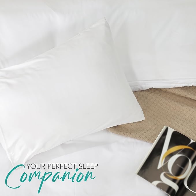 Utopia Bedding Duvet Cover Set with Pillowcases - 1 Duvet Cover with 2 Pillowcases - 20 X 36-3 Pieces Bedding Duvet Cover with Zipper Closure - Soft Brushed Microfiber (King, White)