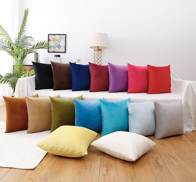 MoonRest® 19x19 Inch Synthetic Down Alternative Square Pillow Insert Form Stuffer for Sofa Shams, Decorative Throw Pillow, Cushion and Bed Pillow Stuffing - Hypoallergenic 19“X 19”
