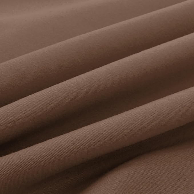 Elegant Comfort Luxury Ultra-Soft 2-Piece Pillowcase Set - 1500 Premium Hotel Quality Microfiber Double Brushed - Wrinkle Resistant, King, Taupe