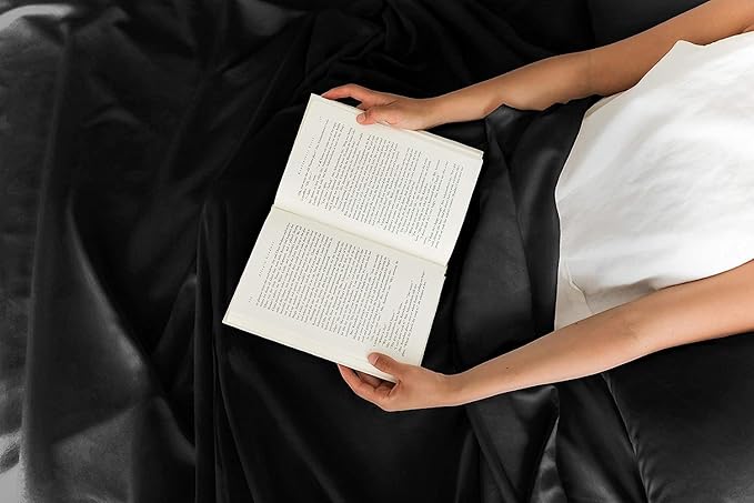 King 6 Piece Sheet Set - Comfy, Breathable & Cooling - Soft Hotel Luxury Bedding for Women, Men, Kids, Teens & Children - 1 Flat & 1 Fitted Sheet & 4 Pillowcases w/ Deep Pockets - Wrinkle Free - Black