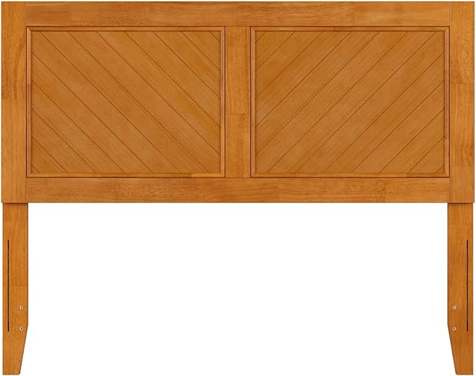 AFI, Canyon Full Solid Wood Rustic Farmhouse Headboard, Light Toffee