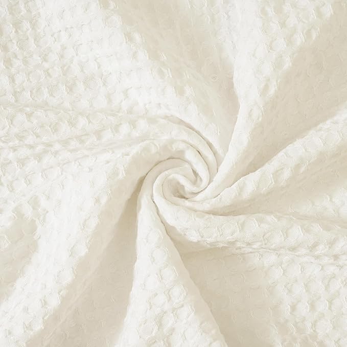 PHF Ultra Soft Waffle Weave Body Pillowcase with Zipper, No Insert, 1Pack 20" x 54" Pillow Sham, Breathable & Skin-Friendly Body Pillow case, Stylish Decorative Bed Pillow Cover, Coconut White
