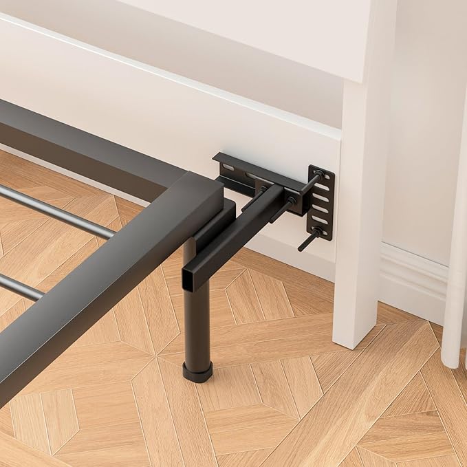 CCJH Headboard Brackets for Metal Bed Frame Adjustable Bracket for Headboard with Footboard Extension Kit Fit Twin Full Queen King Size Bed