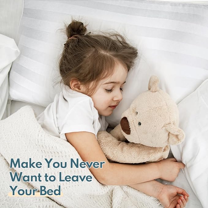 Queen Size Bed Pillows Set of 2 - Breathable Down Alternative Premium Pillows for Side, Back, and Stomach Sleepers Fluffy Hotel Quality Soft Microfiber Fill Skin-Friendly