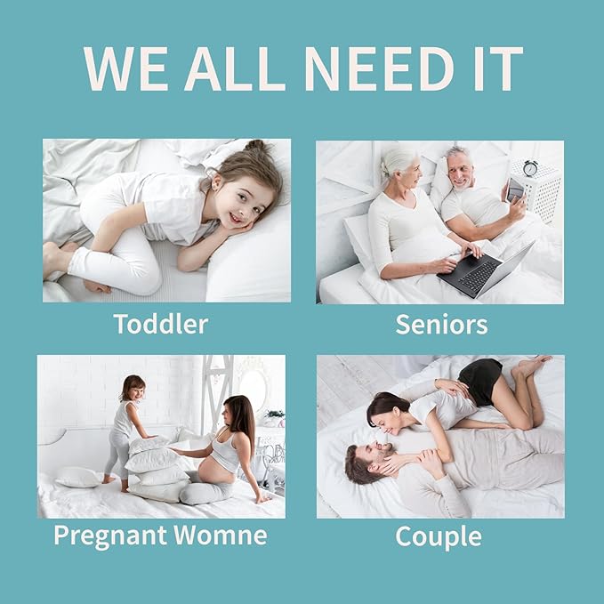 Twin XL Mattress Protector Waterproof- Washable 2 Pack Mattress Cover Twin XL Size Fitted Bed Pad Noiseless Plastic Protection Up to 18” Mattress Protector Soft&Breathable（Gray）