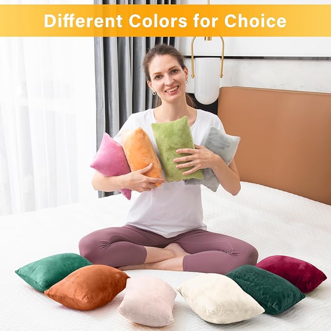 1 MIDDLE ONE 2 Pack Small Pillow, Memory Foam Mini Pillow 11 X 7 Inches for Travel, Sleeping, Nap and Neck, Knee, Lumbar Support, Tiny Cushion for Pet, Dogs (Off-White)