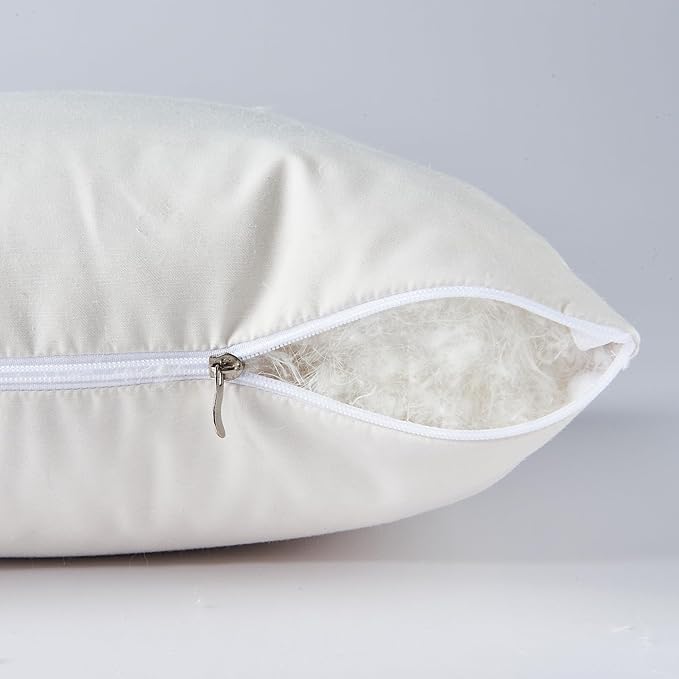 Bulk Goose Down Feather Stuffing & Fill – Hypoallergenic Pillow Filling, Repair, Restuff, Fluff for Couch Cushions, Comforters, Jackets50/50-2Lb DIY