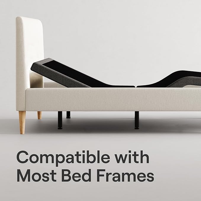 Nectar Ultra Queen Adjustable Base & 15” Mattress - Head & Foot Incline - Medium Firm Memory Foam - Cooling Upgrade - 3 Massage Settings - 365-Night Mattress Trial