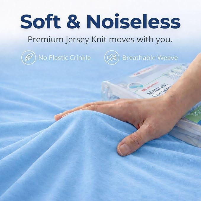 Guardmax Sleeper Sofa Mattress Encasement with Zipper, Waterproof, Bed Bug Proof, Dust Mite Proof Mattress Protector for Sleeper Sofa Bed up to 5" Deep, Zippered All Around Jersey Knitted Cover