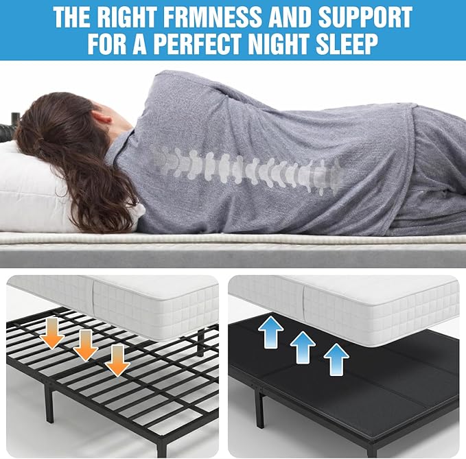 Bunkie Board Full Size (54x75''), 10mm Bed Boards for Under Mattress, Breathable, Noise Minimizing, Moisture Resistant Bunkieboards, Heavy Duty Bed Support Board for Platform & Slatted Frames