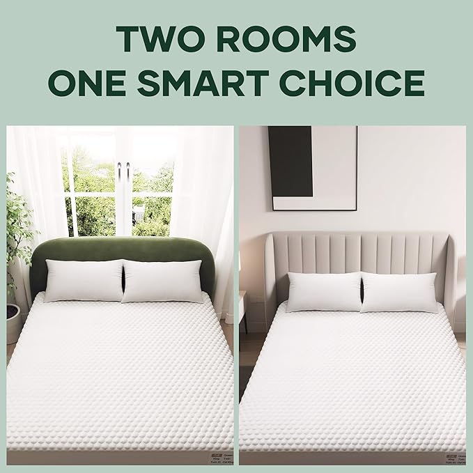 OhGeni 100% Waterproof 2 Pack King Size Mattress Protector, Soft Mattress Pad, Fits 6"-20" Mattresses with Deep Pocket, Cooling, Breathable Fitted Sheets, Soft Bed Cover, Noiseless, Machine Washable