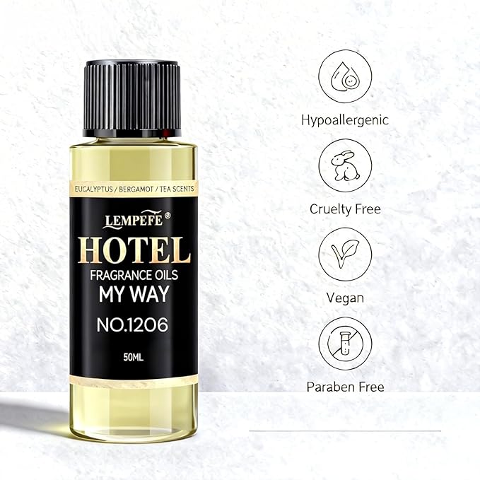 My Way Inspired Luxury Aroma Oil 50mL (1.7 fl oz), Woody Floral Scent Diffuser Oil, Long Lasting Calming Fragrance Oil