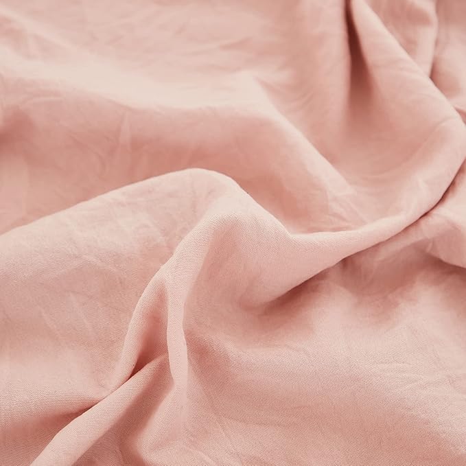 Merryword Pink Pillow Shams Standard Pillowcases 20x26inch Pink Ruffle Cute Pillow Cover Set of 2 Shabby Chic Soft Microfiber Pillowcases 2 Pack