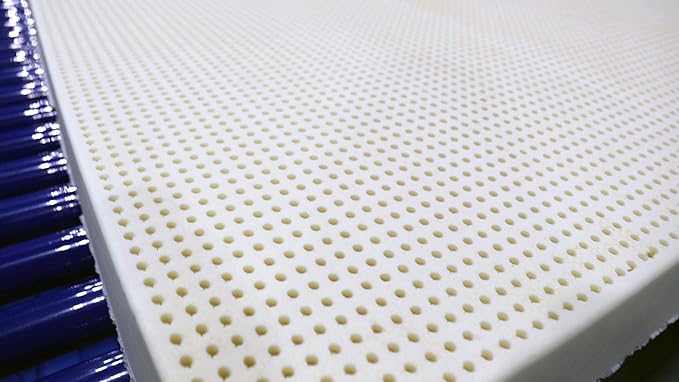 Dormir True Green Premium 100% Natural Organic Latex Mattress Topper (3" Double Medium Organic Cotton Cover) - GOLS Certified Quality for Exceptional Comfort, Durable, Firm & Bouncy