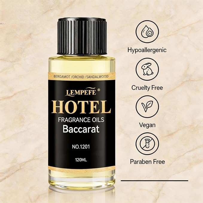 Luxury Aroma Oil 120mL (4.1 fl oz), 5-Star Hotel Scent Diffuser Oil, for Diffuser Long Lasting Calming Aromatherapy Oil