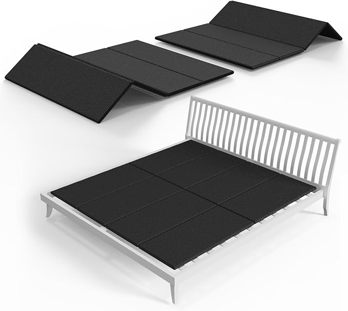 Imperius 10MM, Twin Size 38x75''Folding Spring Box, Bed Support Flat slats, ﻿ ﻿Light and Thin, Breathable