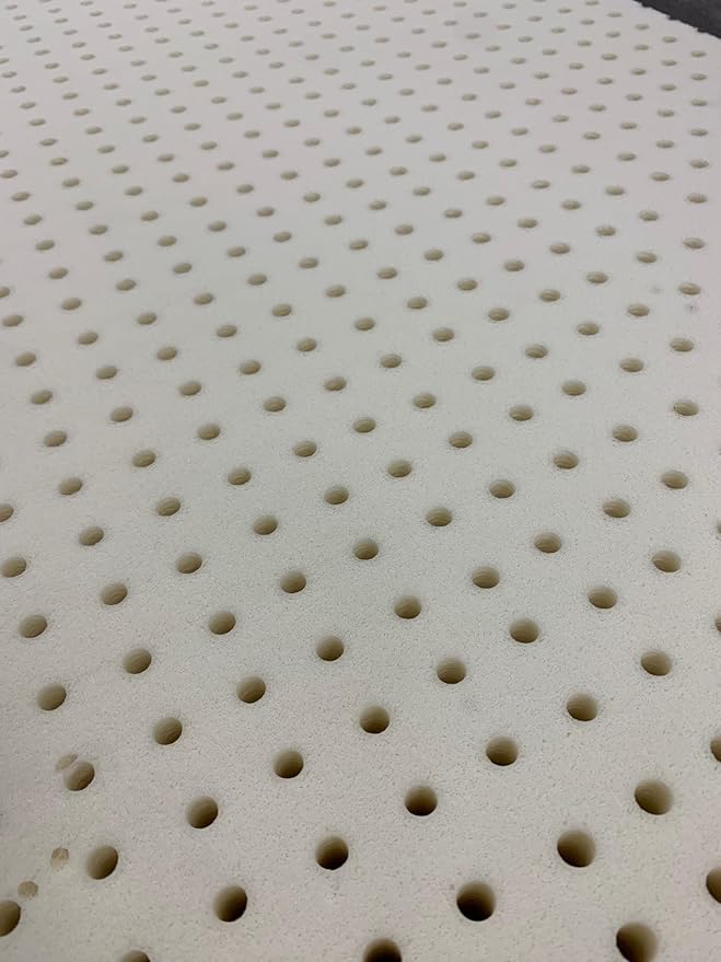 Dormir True Green Premium 100% Natural Organic Latex Mattress Topper (2"" TwinXL Medium No Cover) - GOLS Certified Quality for Exceptional Comfort, Durable, Firm & Bouncy, Cream