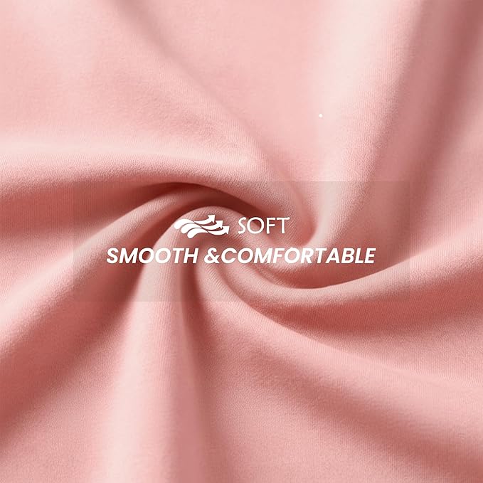 Brushed Microfiber Pillow Cases Standard Size Pillow Case-Envelope Closure Pillowcases Standard Set of 2,Cooling & Moisture Wicking,Wrinkle Resistant Bed Pillowcases 20" X 26"(Standard,Peach Pink)