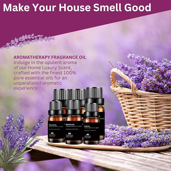 Ocean Breeze Hotel Diffuser Oil 10ml – Inspired by Ritz Carlton – Jasmine, Bergamot & Marine – Hotel Scents for Home Diffuser – Luxury Essential Oil Refill for Room, Office & Aromatherapy