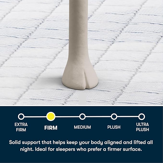 Serta Five Star Mattress Tranquility 12-Inch Firm– Queen– Zoned Support, Pressure Relief, Cooling– Bed-in-a-Box – Ideal for Back & Stomach Sleepers – 100 Night Trial, 10-Year Limited Warranty
