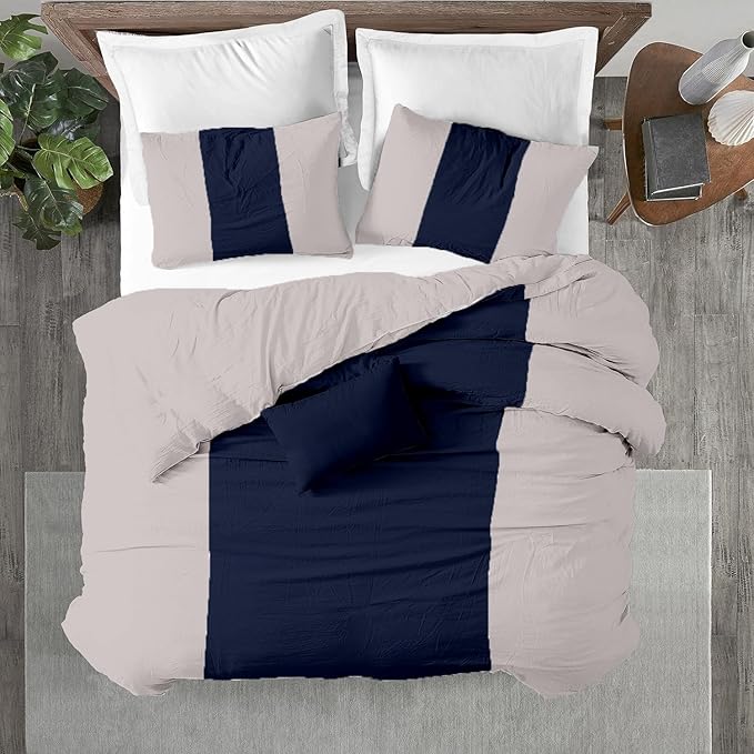 Kotton Culture 1 Pc California King Size Duvet Cover Only -100% Egyptian Cotton 600 Thread Count Ultra Soft Premium Durable Comforter Cover Zipper Closure & Corner Ties (Dashing Blue,104"x98")