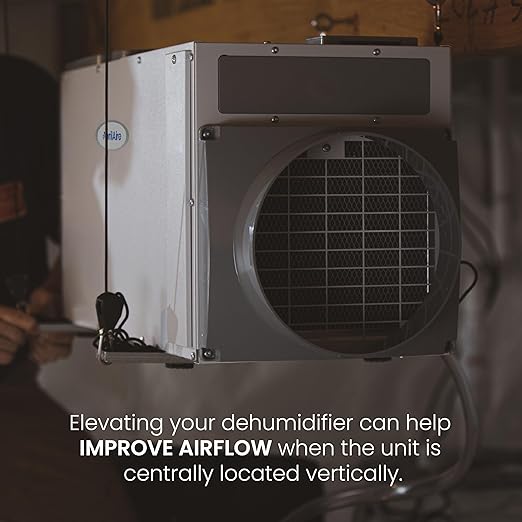 AprilAire 5822 Dehumidifier Hanging Kit for AprilAire Crawl Space, Basement, Whole-House Dehumidifier Models E070, E080, E100, E130, 1820, 1830, 1850, 1852, 1870, 1872
