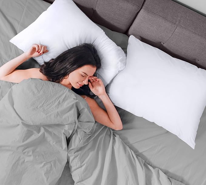 Utopia Bedding Premium 100% Waterproof Pillow Protectors with Zipper King Size (Set of 40), Bed Bug and Dust Mite Proof Zippered Pillow Covers, Pillow Encasement Cases, White