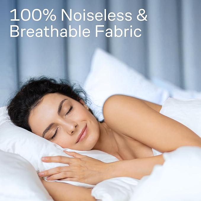 100% Cotton 4-Pack Pillow Protectors with Zipper Standard Size – 100% Resistant to Stains, Dust & Dirt – Washable Covers for Increased Pillow Lifespan