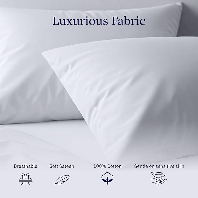 California Design Den Luxuriously Soft Premium 600 Thread Count, 100% Cotton, Crisp King Pillowcases Set of 2, Fits King Size Pillows (Golden Tan)