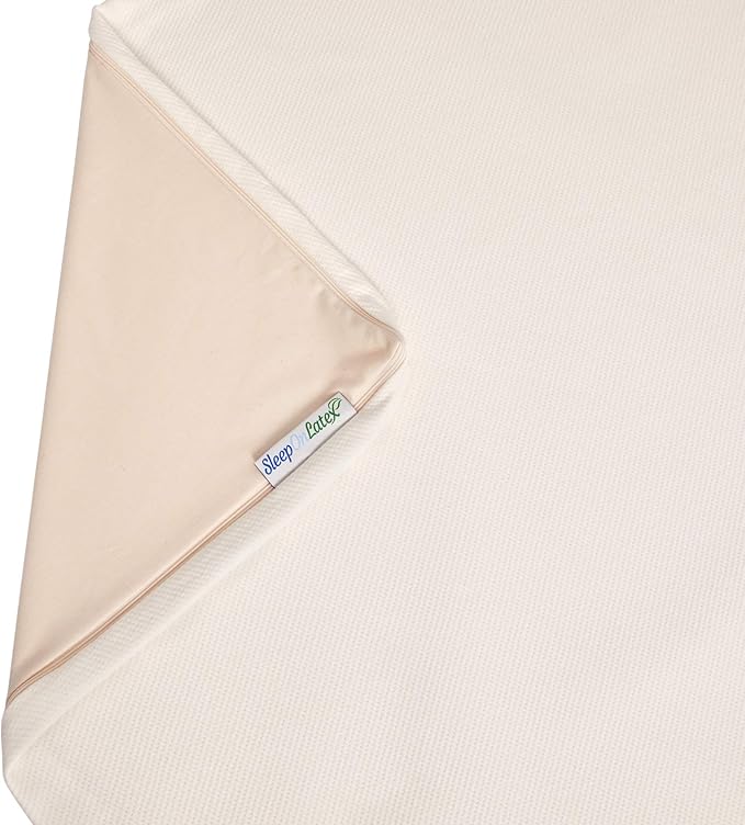 Sleep On Latex Mattress Topper Cover - 3 Inch Twin XL (Cover Only)
