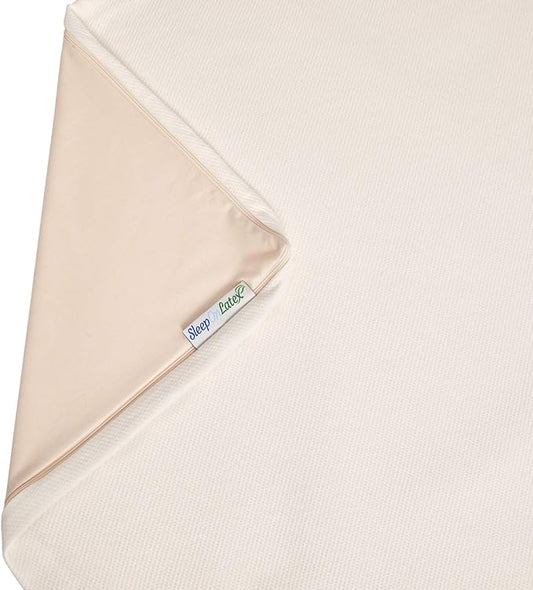 Sleep On Latex Mattress Topper Cover - 1 Inch Queen (Cover Only)