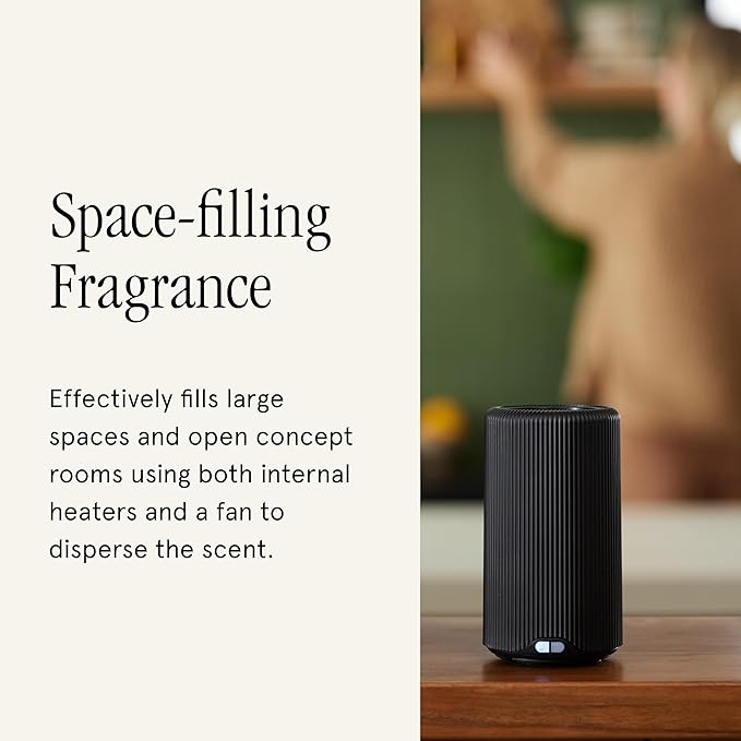 Pura Plus Smart Home Fragrance Diffuser for Large Spaces - Adjust Scent Intensity, Set Schedules, Timers & More in Pura App - Fragrances Sold Separately - Black