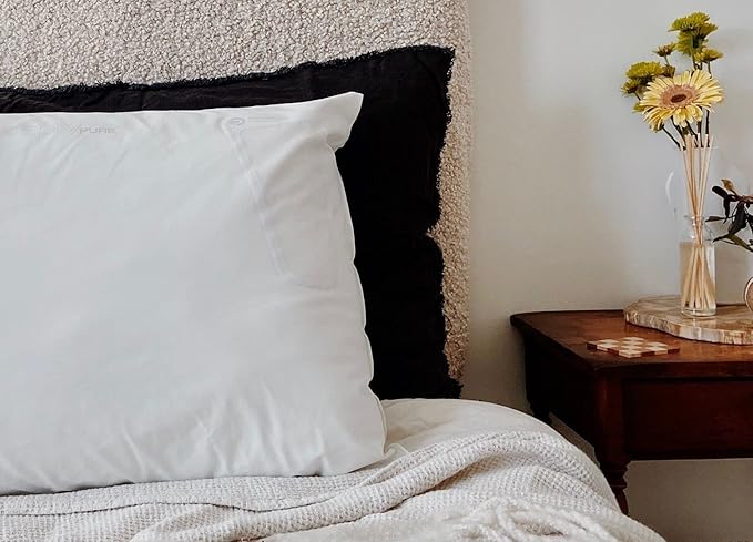 Spry Pure Hypoallergenic Bed Pillow Waterproof and Breathable - Standard King (Polyfill)