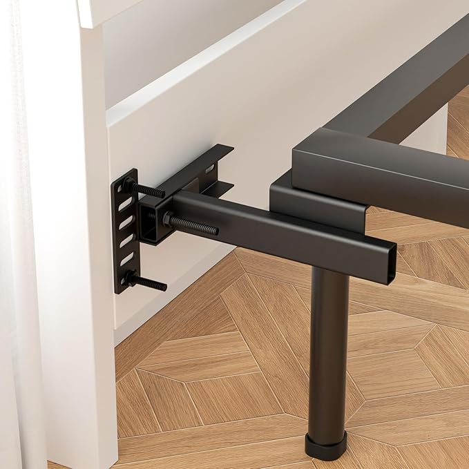 CCJH Headboard Brackets for Metal Bed Frame Adjustable Bracket for Headboard with Footboard Extension Kit Fit Twin Full Queen King Size Bed