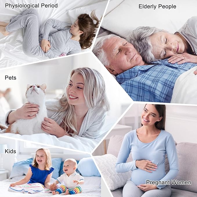 Waterproof Mattress Protector Full, Fitted Sheet Style Breathable Mattress Cover with Deep Pocket Fits Up to 18'', Machine Washable Noiseless Bed Cover for Kids Adults Pets (Black, 54'' X 76'')
