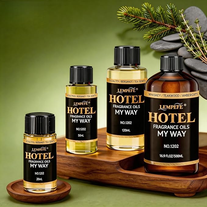 My Way Inspired Luxury Aroma Oil 120mL (4.1 fl oz), Woody Floral Scent Diffuser Oil, Long Lasting Calming Fragrance Oil