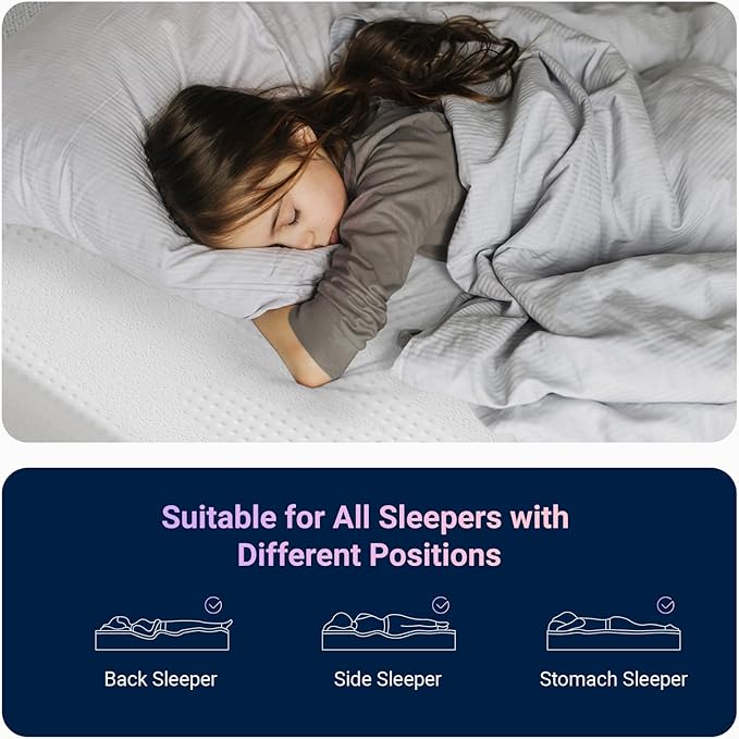 Avenco Full Size Mattress, 6 Inch Gel Memory Foam Full Mattresses for Cool Night & Pressure Relief, Colchones Medium Plush Feel for Kids