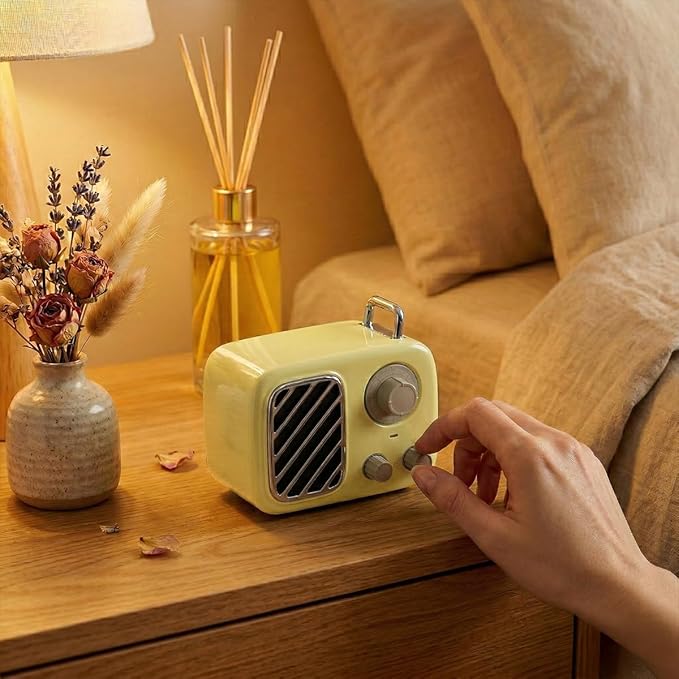 White Noise Machine with 16 Sounds, Portable Sleep Sound Machine for Baby & Adults, No Screen, Easy Knob Control, Timer & Volume Adjustable, Travel Sound Machine(Yellow)