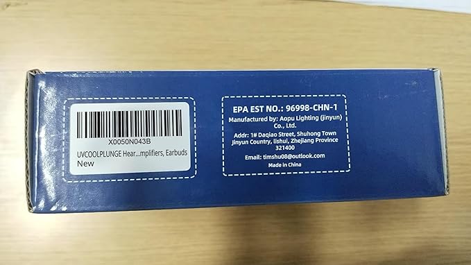 Hearing Aid Dryer Dehumidifier, Automatic Shut-Off Dryer Box Drying Box for Hearing Aids, Portable Fast Drying Dehumidifier for Hearing Aids, Earbuds, AirPods, Amplifiers