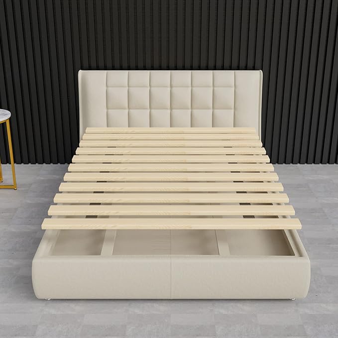 Greaton, 1-Inch Extra Heavy Duty Horizontal Wooden Bunkie Board/Bed Slats, Twin XL(39"), Beige