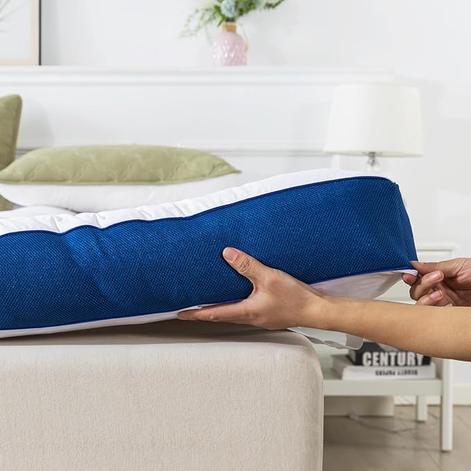 WhatsBedding 5 Inch King Mattress Topper for Back Pain Relief, Filled with Breathable & Soft Memory Foam Pillow Top,4 Elastic Straps